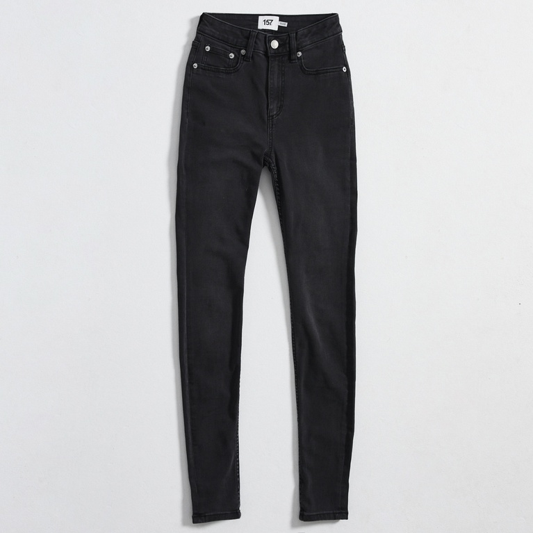 High waist skinny jeans "Snake"